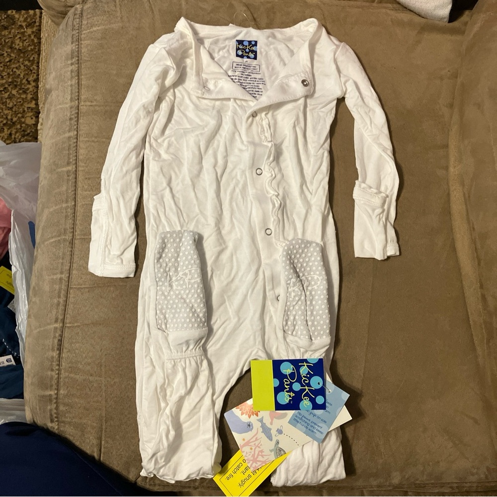KICKEE’s pants 2T white